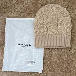 NakedCashmere Textured Tan Hat